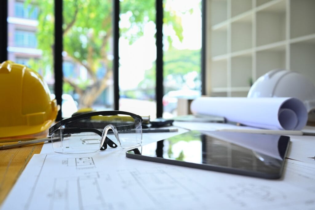 architects workplace with digital tablet safety h 2026 01 07 05 28 41 utc